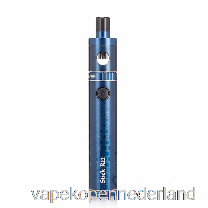 Elektronische Sigaret Vape Smok Stick R22 40w Starterkit Mat Blauw